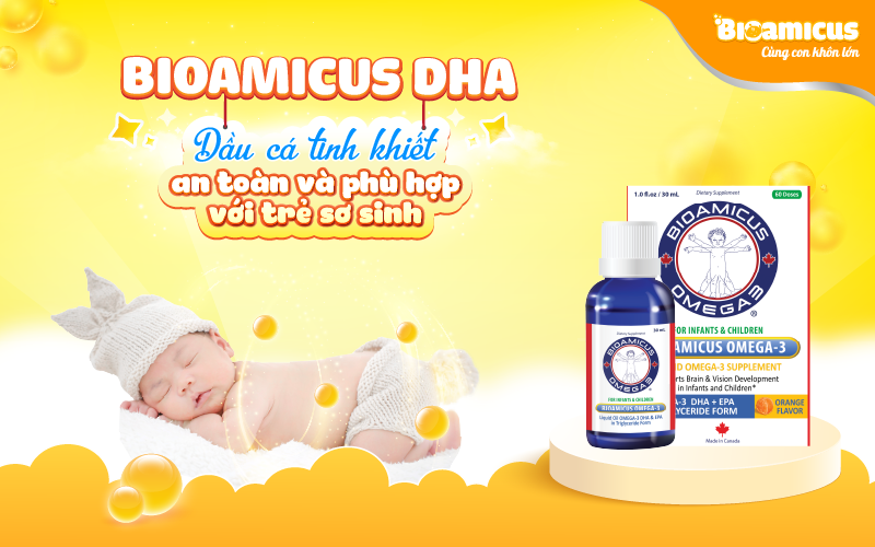 BioAmicus DHA tinh khiết, hàm lượng cao