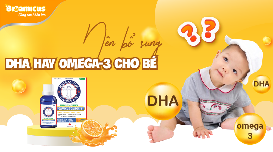 Giúp trẻ thông minh hơn - Nên bổ sung DHA hay Omega-3 cho bé?