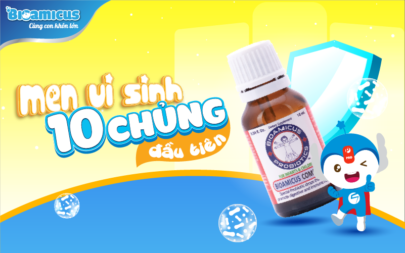 Men vi sinh 10 chủng BioAmicus Complete