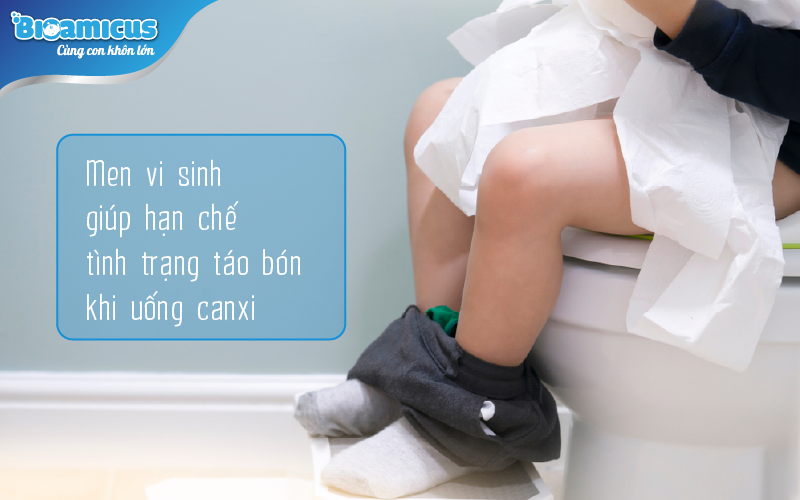 Men vi sinh giúp hạn chế tình trạng táo bón