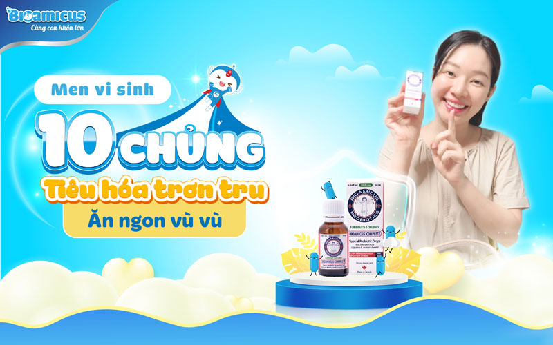 men vi sinh 10 chủng BioAmicus