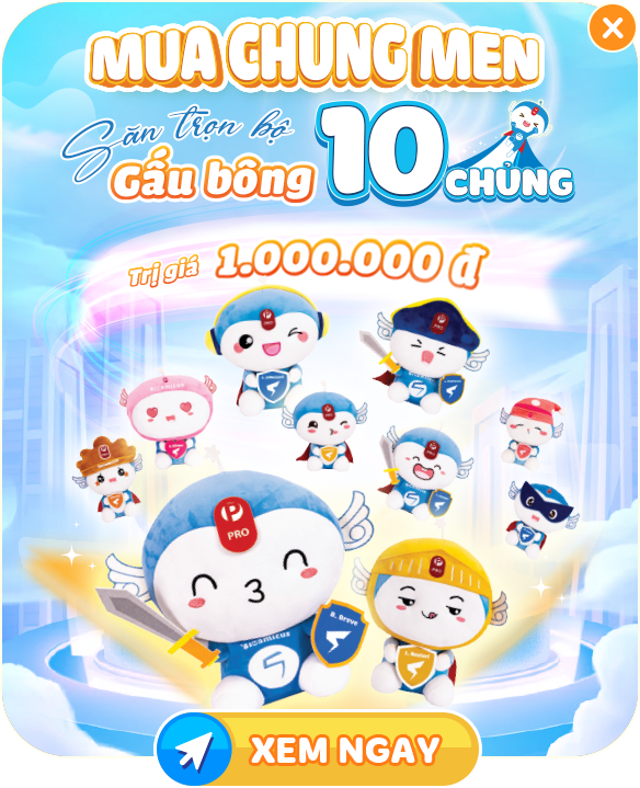 Săn Sticker - Rinh biệt đội 10 chủng