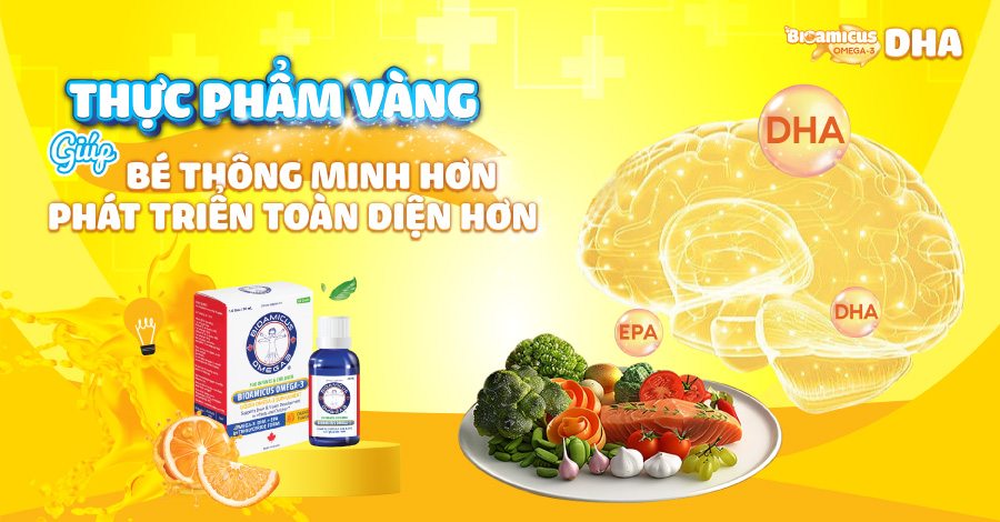 Thực phẩm vàng giúp bé thông minh hơn