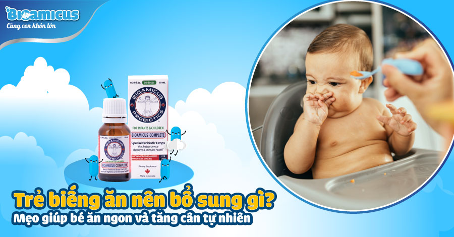 Trẻ biếng ăn nên bổ sung gì tốt nhất? Bao nhiêu là đủ?