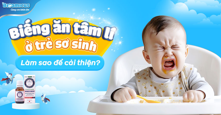 Biếng ăn tâm lý ở trẻ sơ sinh