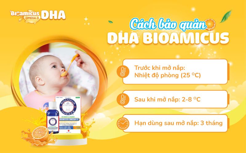 cách bảo quản dha bioamicus