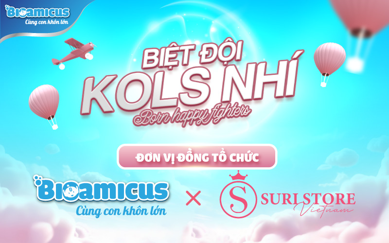 Biệt đội KOLs nhí đồng tổ chức bởi BIoAmicus và Suri Store