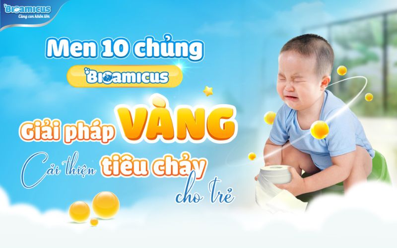 BioAmicus hỗ trợ phòng và điều trị chảy cấp ở trẻ em