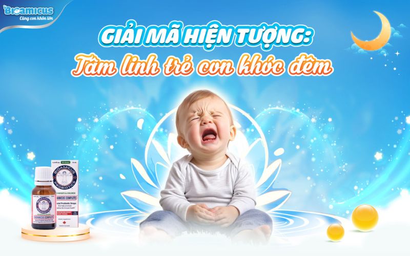 tâm linh trẻ con khóc đêm