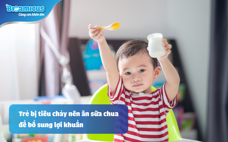 Trẻ bị tiêu chảy có nên uống sữa?