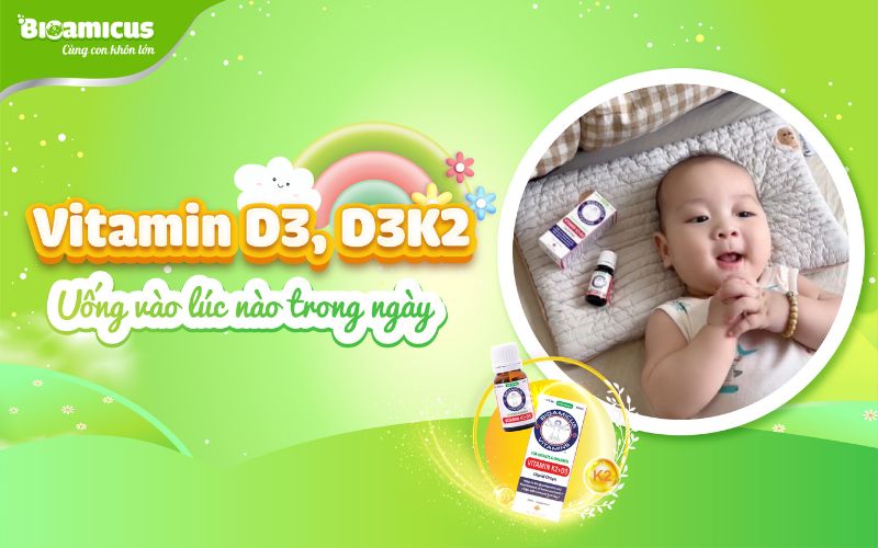 vitamin d3 uống vào lúc nào trong ngày