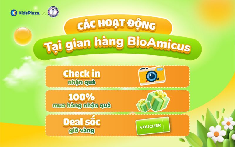 các hoạt động tại gian hàng Bioamicus