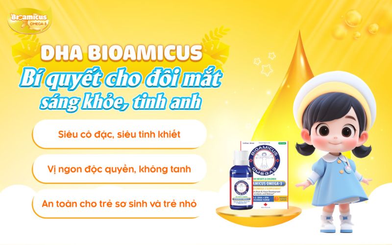 dha bioamicus cho đôi mắt sáng khỏe