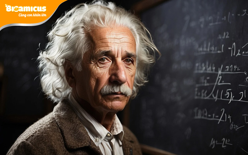 thiên tài Albert Einstein với bộ não không lớn