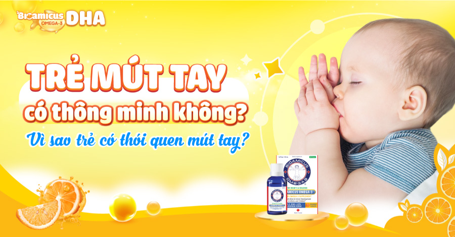 Trẻ mút tay có thông minh không? Cách cai mút tay cho trẻ