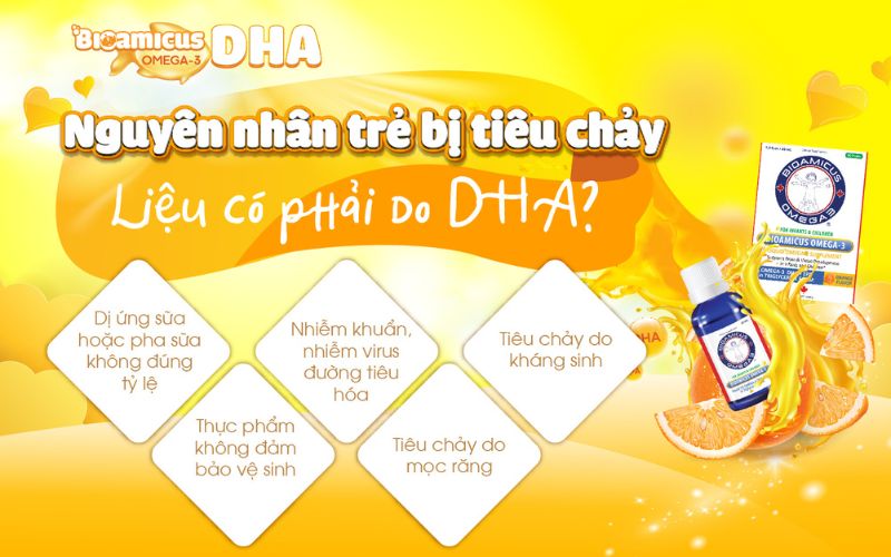 trẻ bị tiêu chảy do nhiều nguyên nhân khác nhau