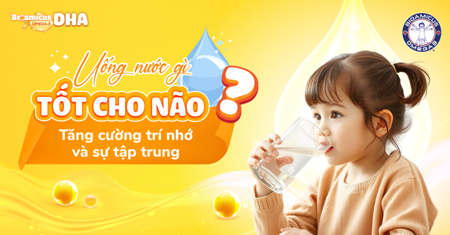 Uống nước gì tốt cho não, tăng cường trí nhớ và sự tập trung