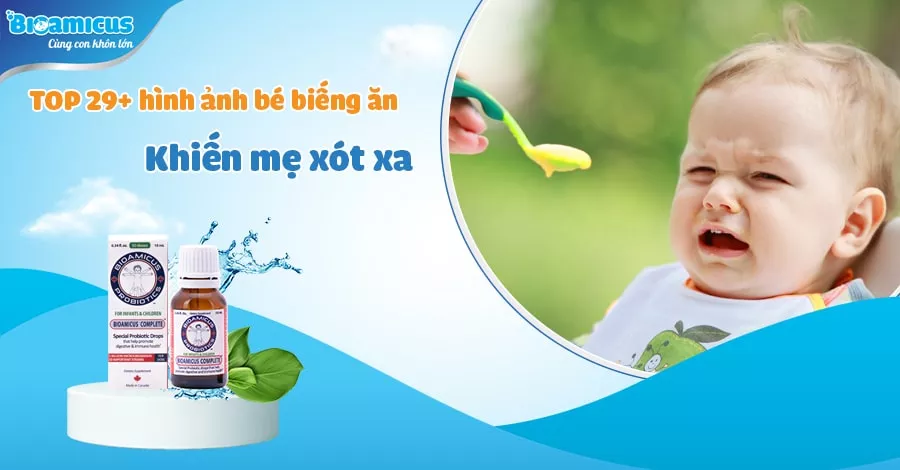 hình ảnh trẻ biếng ăn khiến mẹ xót xa