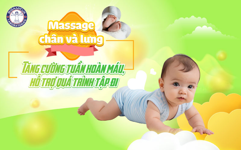 massage chân và lưng cải thiện tuần hoàn máu