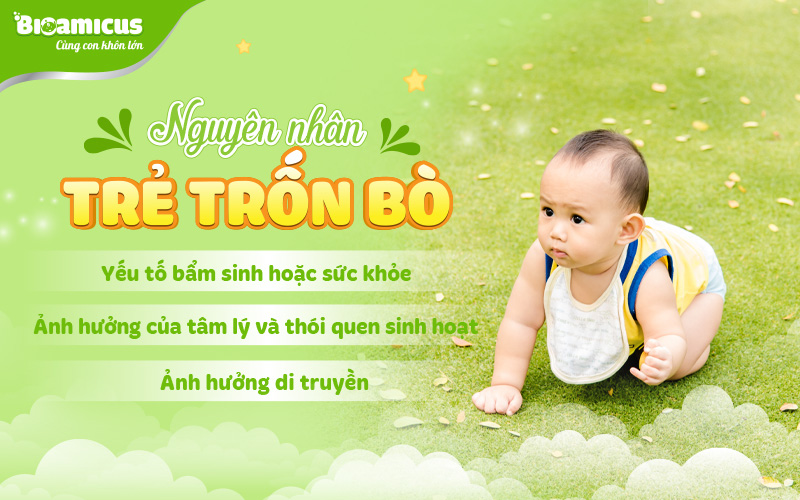 Nguyên nhân trẻ trốn bò