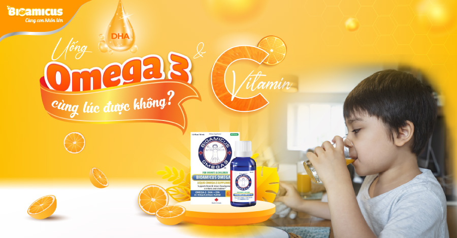 GIẢI ĐÁP Uống omega-3 và vitamin C cùng lúc được không