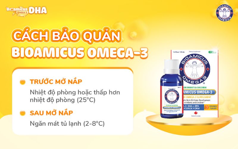 cách bảo quản dha bioamicus