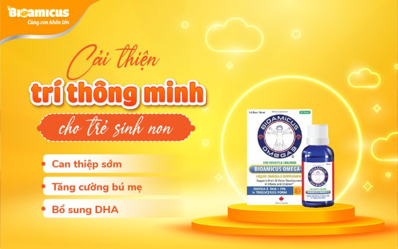 cải thiện trí thông minh cho trẻ sinh non