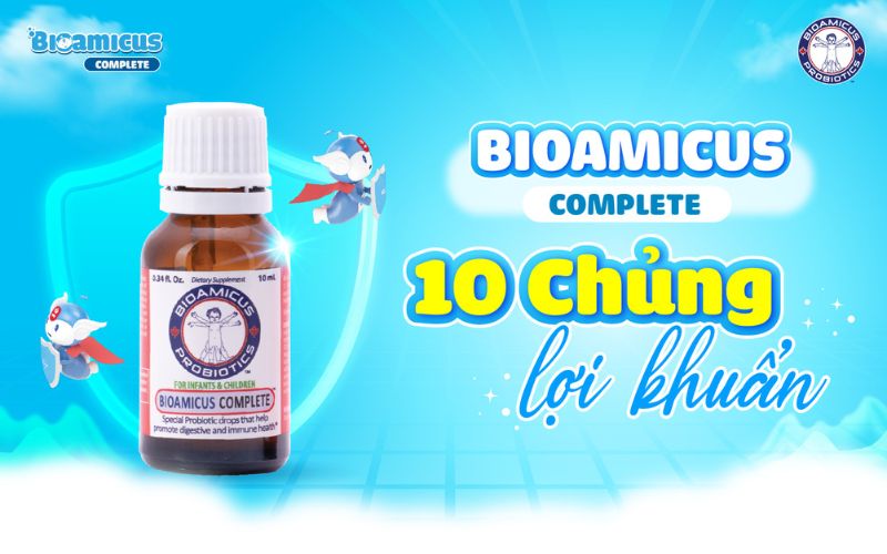 men bioamicus 10 chủng lợi khuẩn