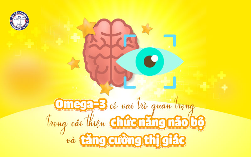 Omega-3 hỗ trợ trí não và thị lực