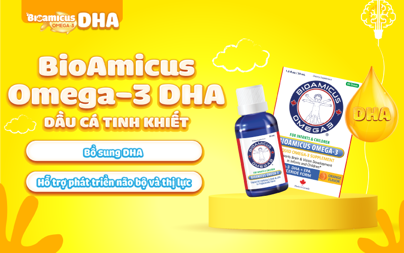 bioamicus DHA - dầu cá tinh khiết cho trẻ thông minh