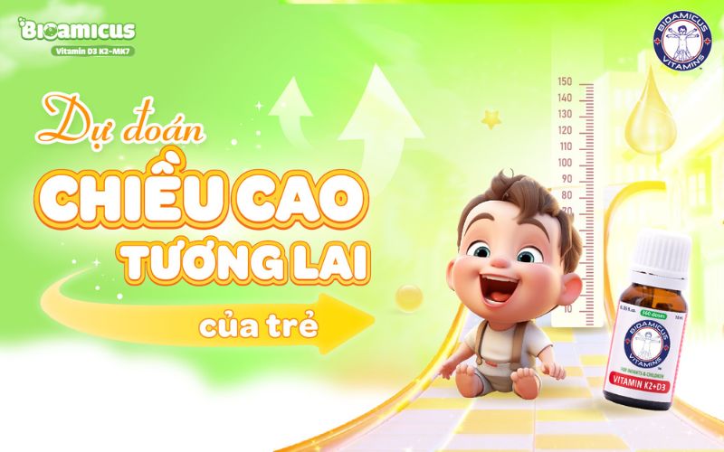 dự đoán chiều cao của trẻ trong tương lai