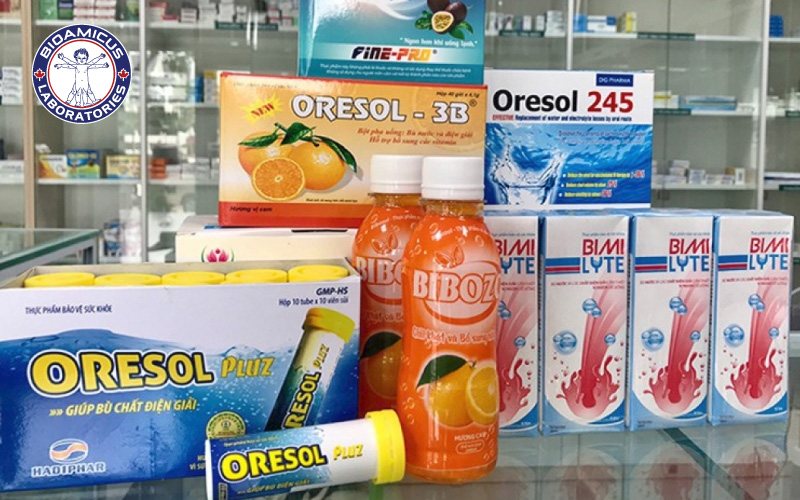 oresol bù nước điện giải cho bé 2 tuổi bị tiêu chảy