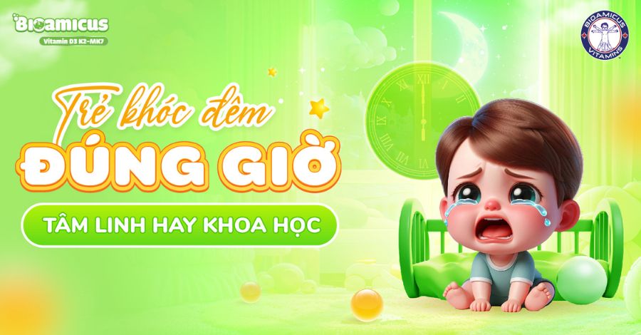 Trẻ khóc đêm đúng giờ - Tâm linh hay khoa học?