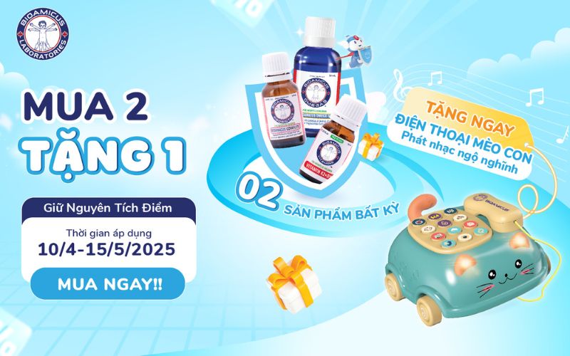 mua 2 tặng 1 bioamicus