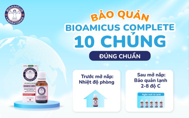bảo quản men 10 chủng đúng cách để tránh bị hỏng