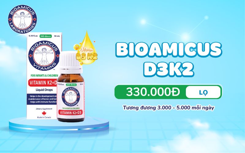 D3K2 BioAmicus giá 330000/lọ
