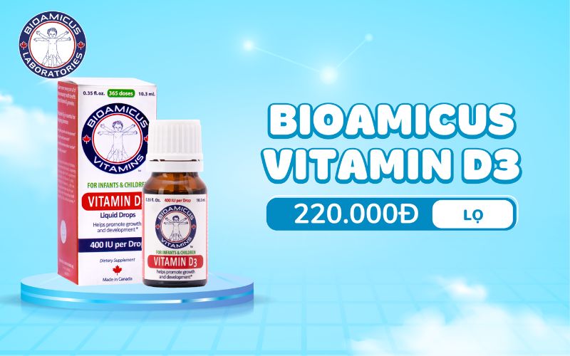 D3 BioAmicus có giá 220.000/lọ