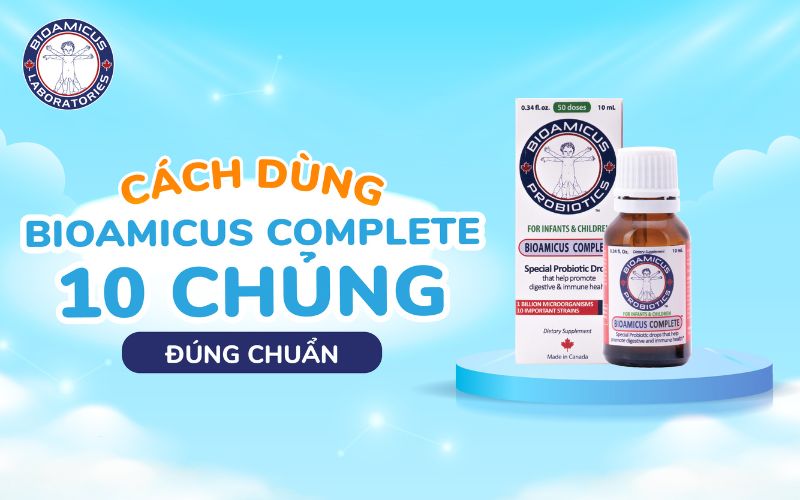 cách dùng men 10 chủng đúng chuẩn