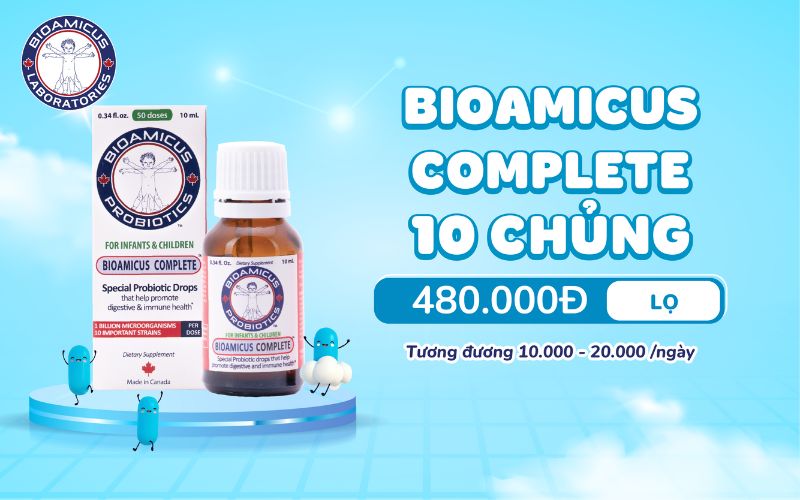 men 10 chủng BioAmicus giá 480.000