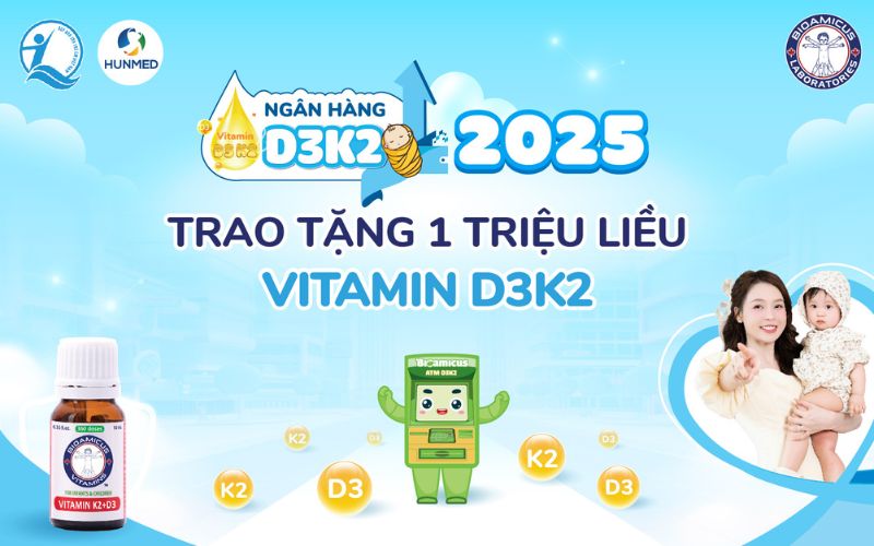 lễ khởi động ngân hàng d3k2 - trao tặng d3k2 miễn phí cho trẻ em