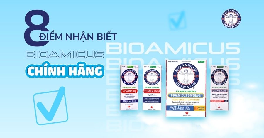 8 đặc điểm nhận biết BioAmicus chính hãng