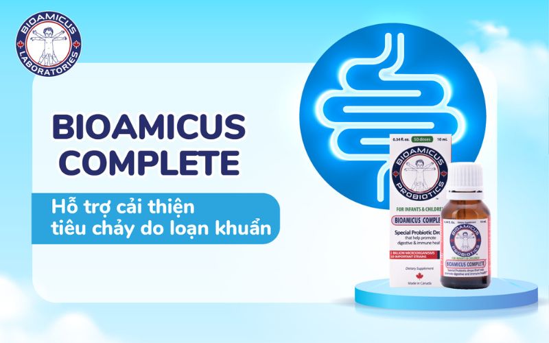 men 10 chủng cải thiện tiêu chảy do loạn khuẩn