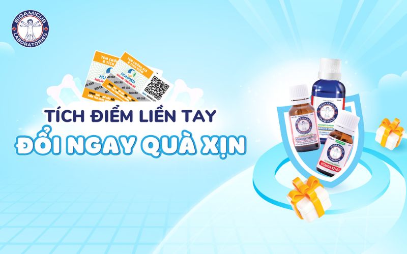 tích điểm bioamicus đổi quà hấp dẫn