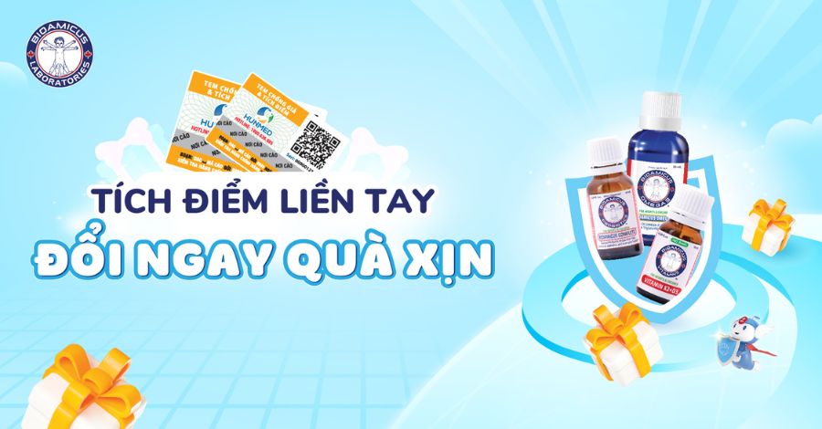 Tích điểm BioAmicus - Mua càng nhiều, quà càng to