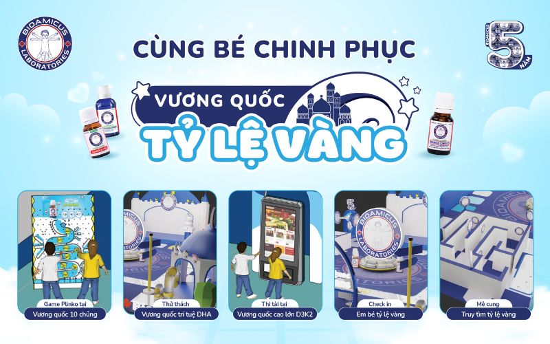 cùng bé chinh phục vương quốc tỷ lệ vàng