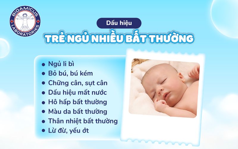 Dấu hiệu trẻ ngủ nhiều không tốt
