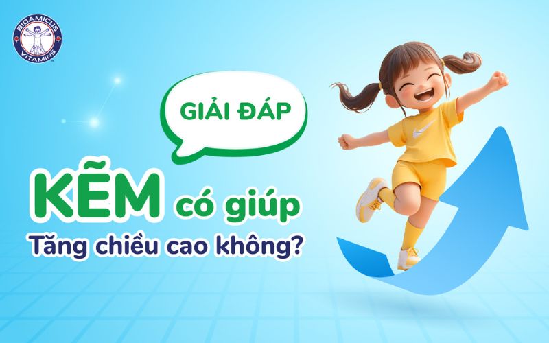 Kẽm có giúp tăng chiều cao không?