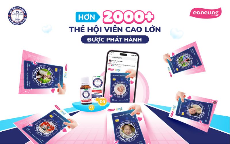 Hơn 2000 thẻ hội viên cao lớn được phát hành