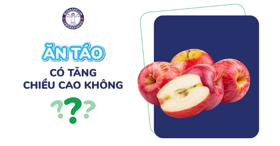 Bé ăn táo có tăng chiều cao không? GÓC GIẢI ĐÁP