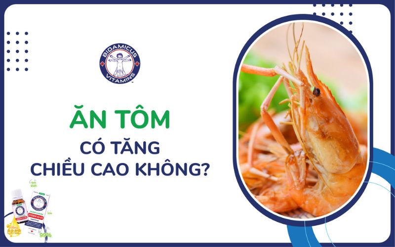 Trẻ ăn tôm có tăng chiều cao không?